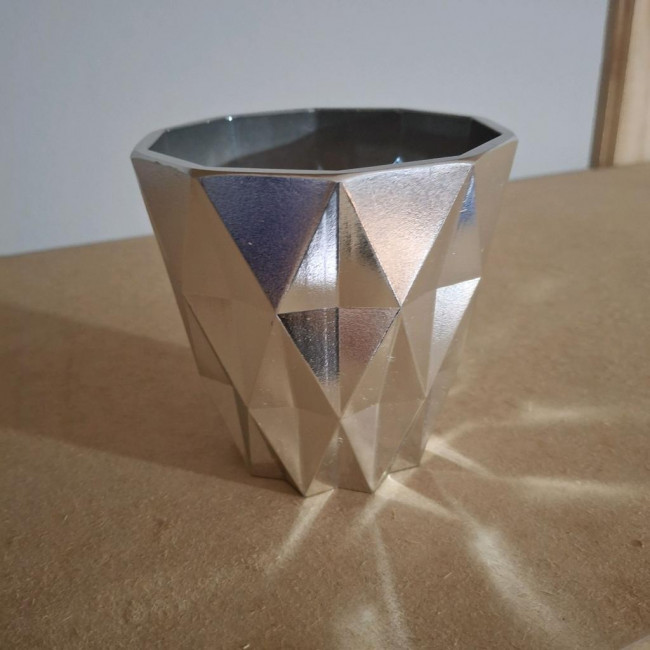 VASO DIAMONT PRATA