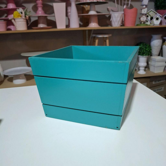 CACHEPOT DE MADEIRA | VERDE