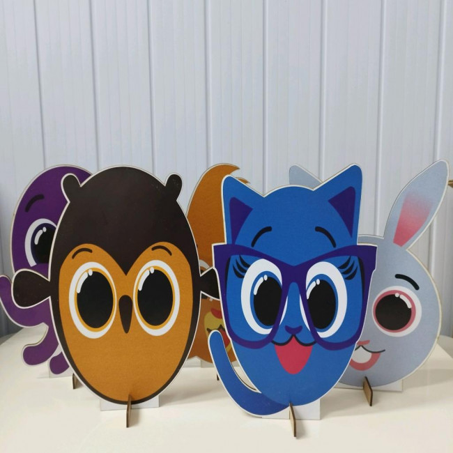 OUTRO ITEM: BOLOFOFOS 5 PEÇAS MDF