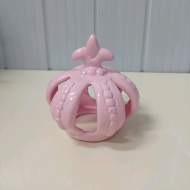 OUTRO ITEM: COROA ROSA CERÂMICA