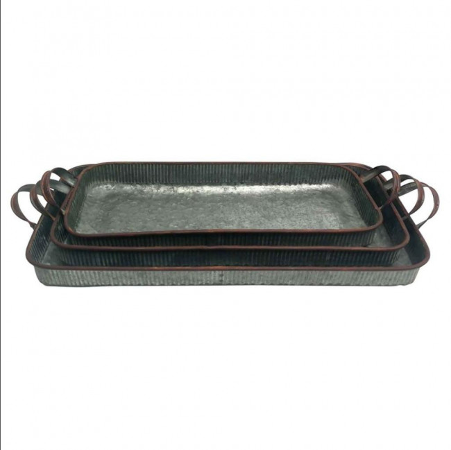 Bandeja Metal Retangular M