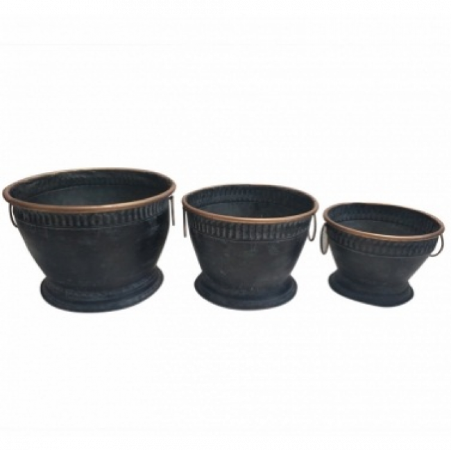 Vaso Metal C/ Rose P