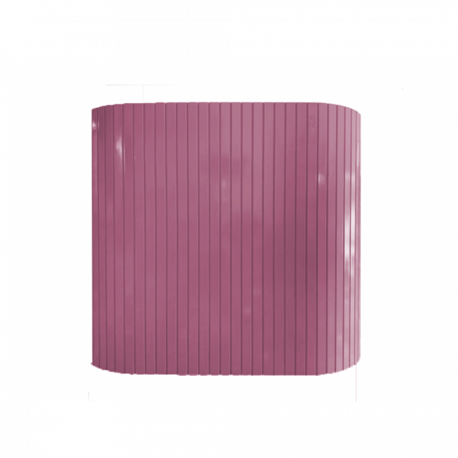 Mesa Oval Ripada Rosa  M