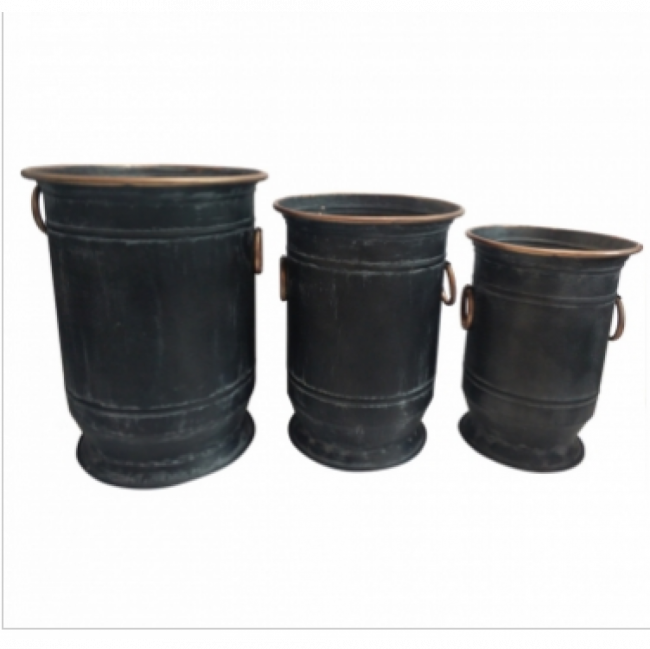 Vaso Metal c/Rose P