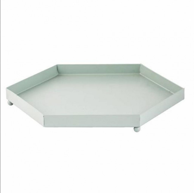 Bandeja Sextavada M Verde Alecrim