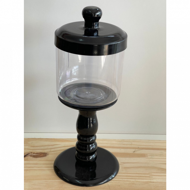 Baleiro Preto  M 37 cm
