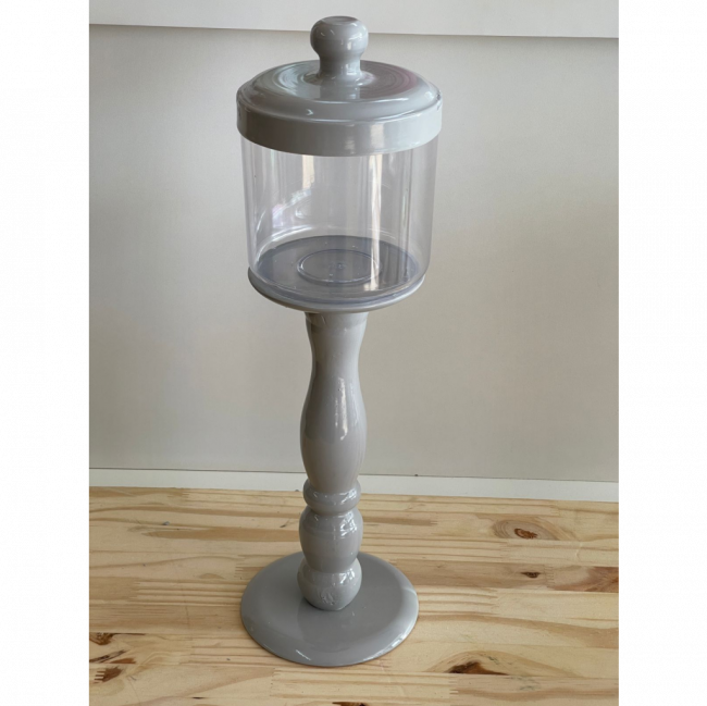 Baleiro  Cinza M37cm