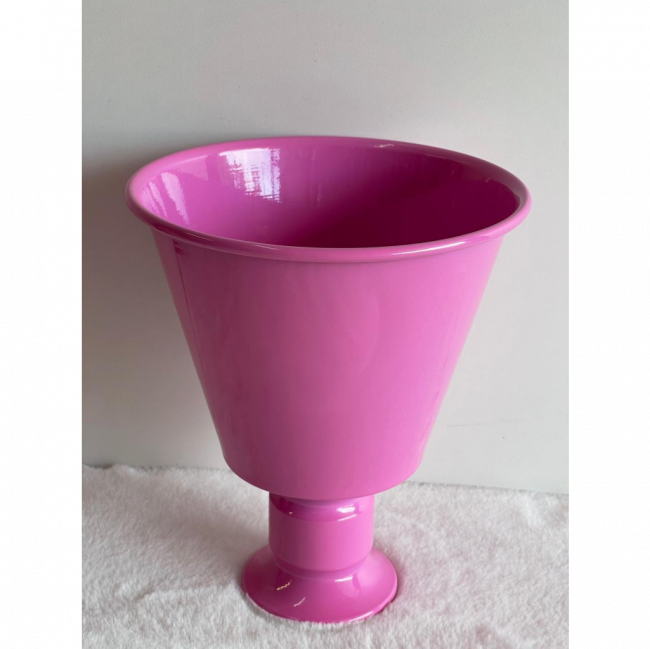 Vaso Rosa Chiclete  Mod 03  15 cm