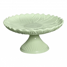 Porta doce  verde alecrim G at 14cm x 29 cm diamt.