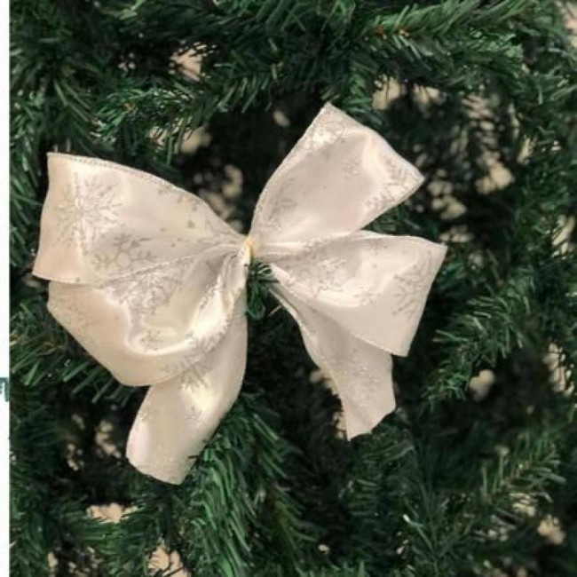 Laço Branco 18cm