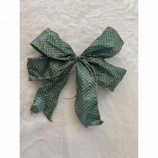 Laço de Natal verde P 27cm