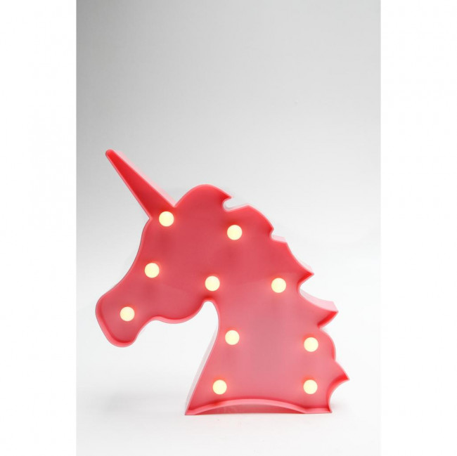 LUMINOSO UNICORNIO ROSA 32X19