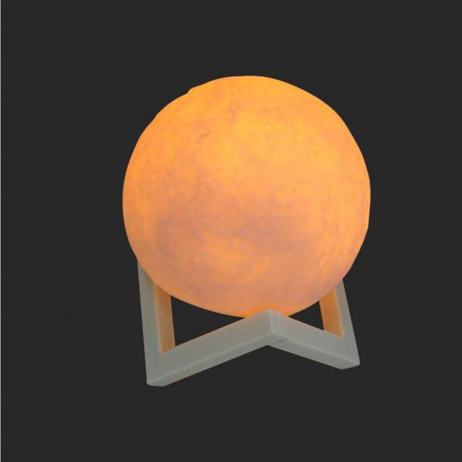 MINI LUMINARIA LUA PEQUENA AMARELO 15X11 - decorativa sem luz