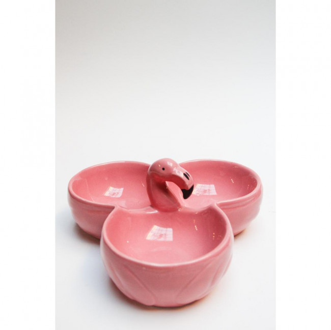 TIGELA TRIPLA FLAMINGO CERAMICA 06X22
