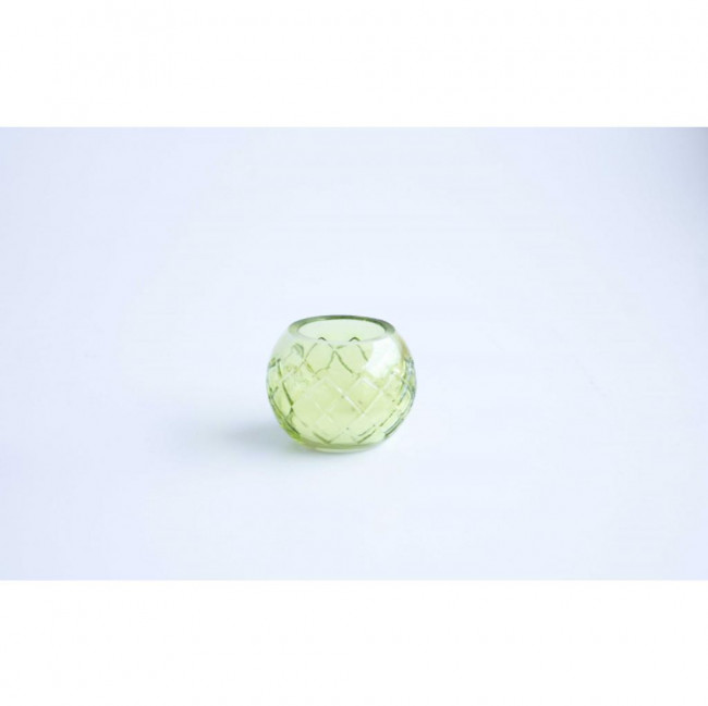 PORTA VELA VERDE REDONDO P 6CM