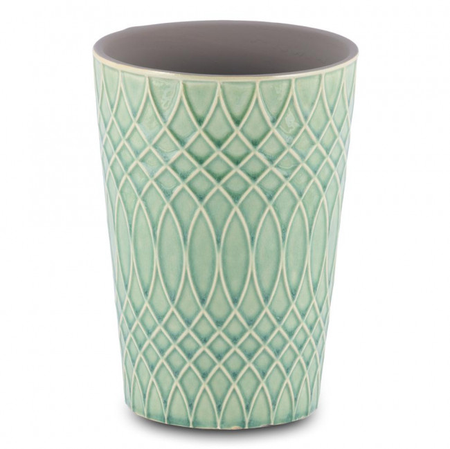 VASO MIX CERAMICA VERDE CELADON 19X13