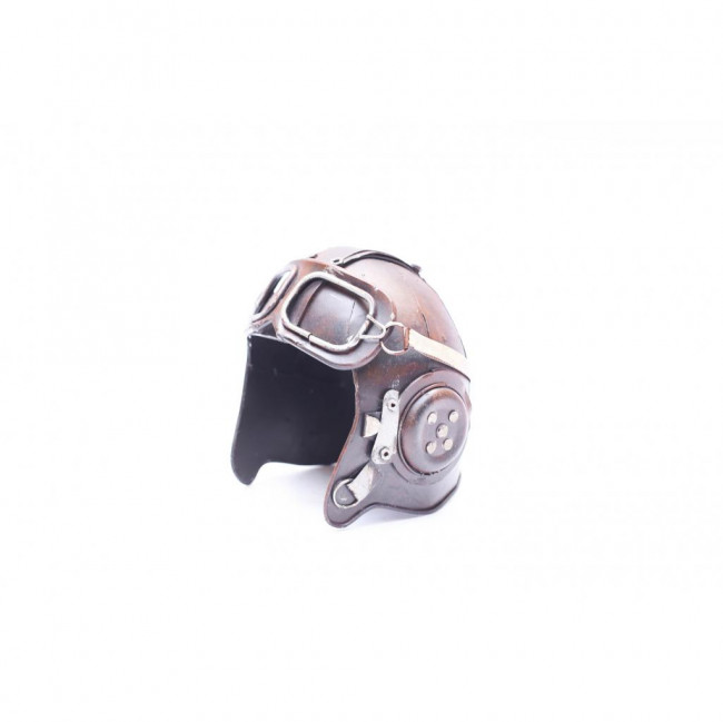 CAPACETE AVIADOR METAL VINTAGE