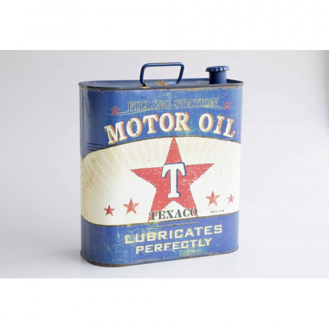 LATA DE OLEO G TEXACO MOTOR OIL AZUL 50CM