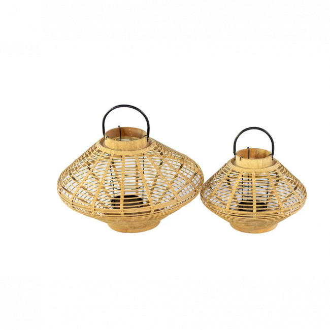 LUMINÁRIA BAMBU DISCO