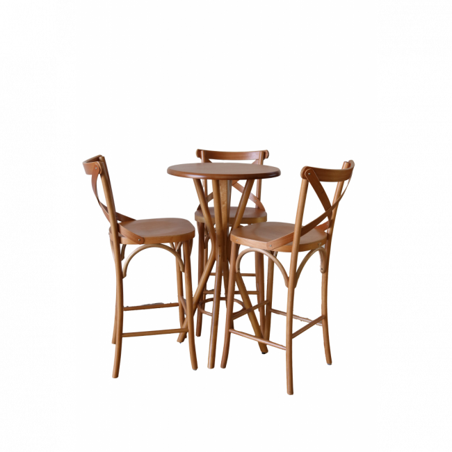 MESA BISTRÔ ALTA C/ CADEIRA PARIS