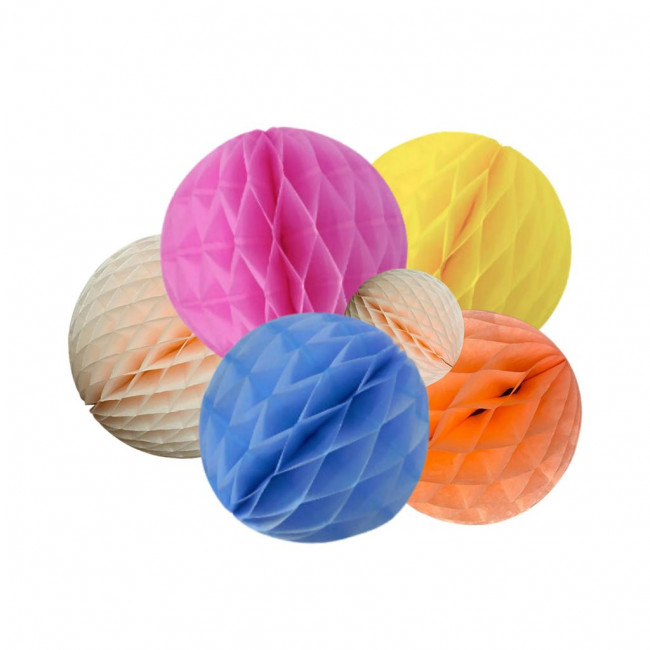 Kit Bolas de Papel -8 peças