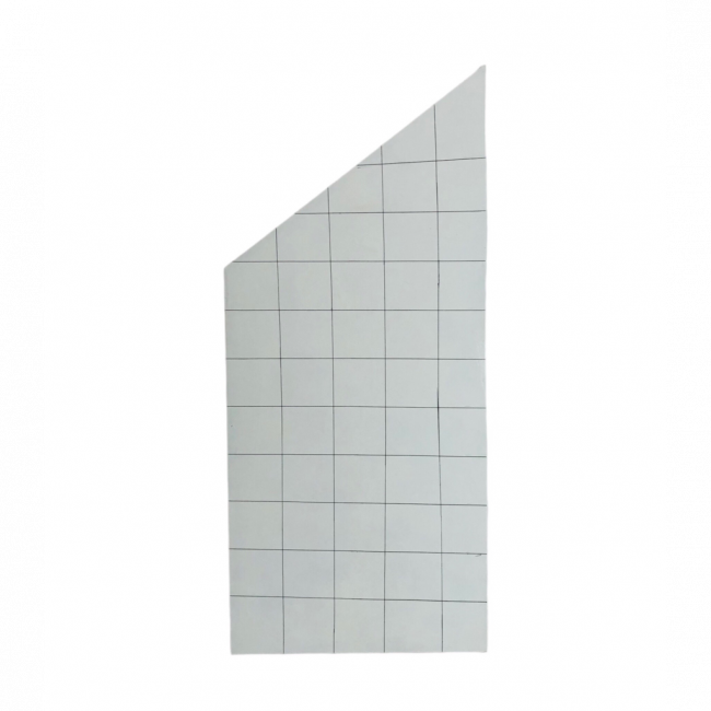 Painel MDF grid assimétrico