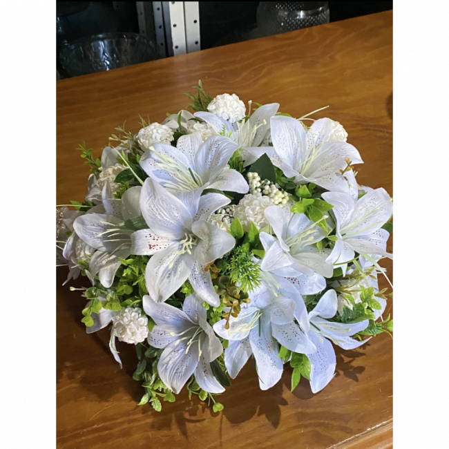 ARRANJO DE FLORESBUQUE BRANCO G TAM G