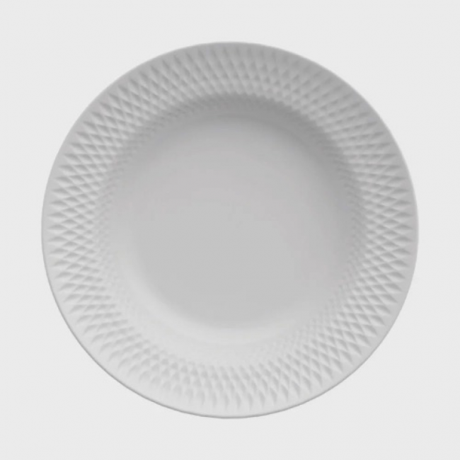 PRATO DE SOBREMESA DE PORCELANA 20CM