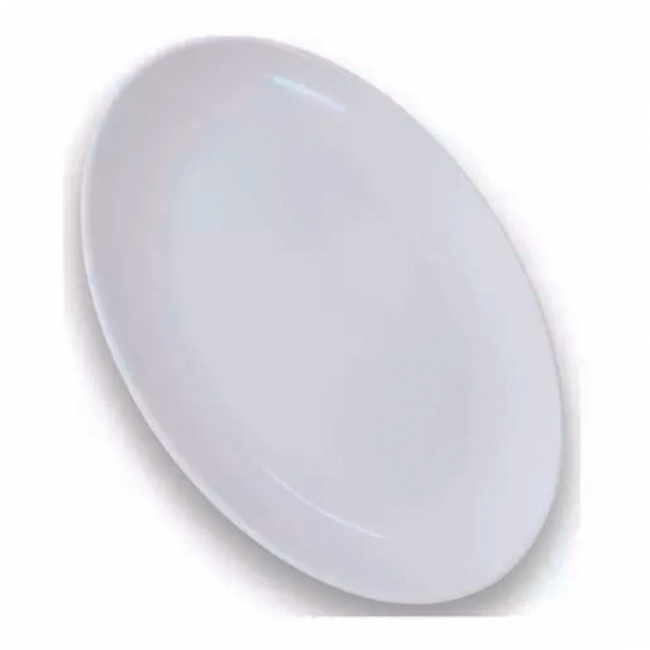PRATO OVAL BRANCO 30X24CM