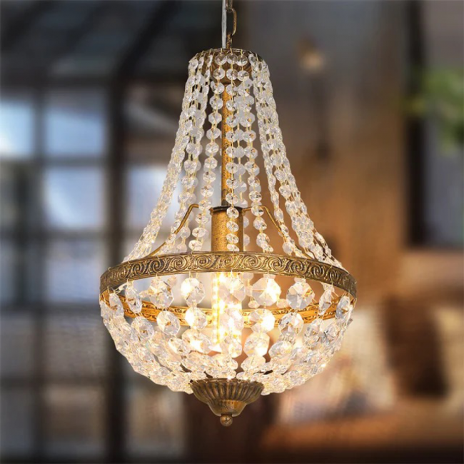 LUSTRE IMPERIAL CRISTAL (PEDRARIAS) 60X35