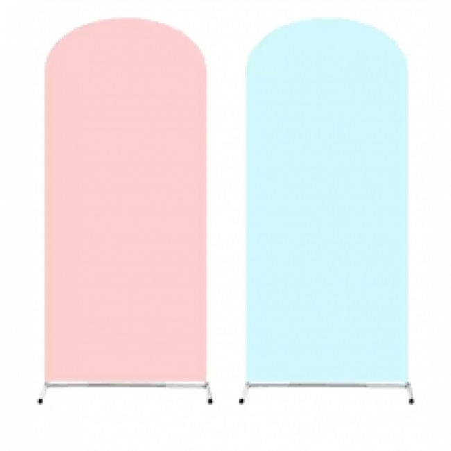CAPA DE ROMANO BICOLOR AZUL/ROSA 2.10X97CM