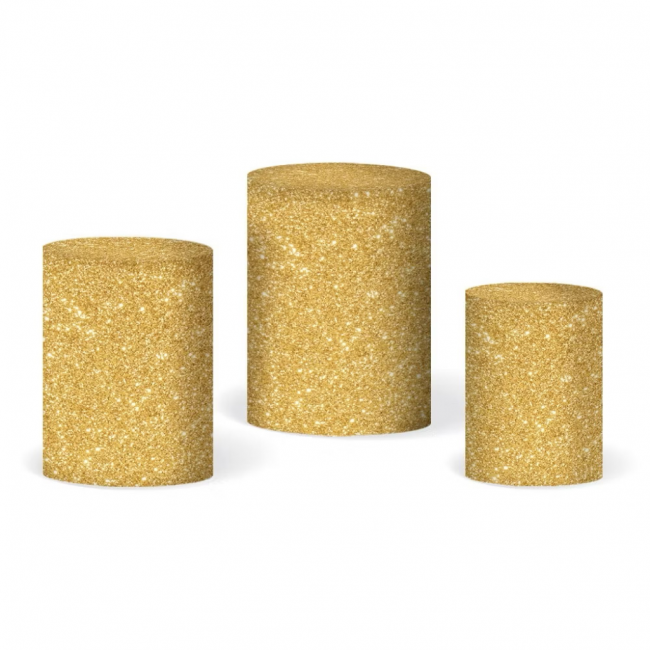 CAPA TRIO DE CILINDRO DOURADO 46CM 60CM 80CM