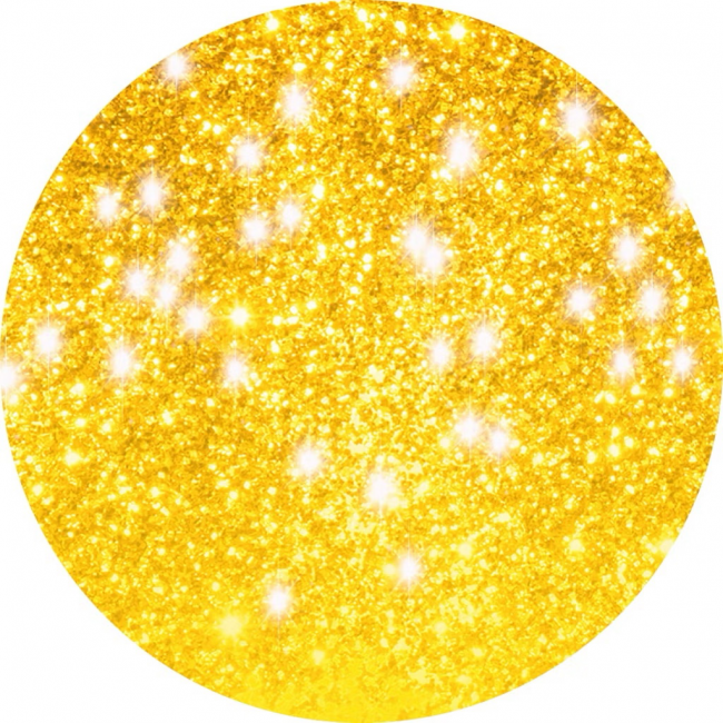 PAINEL REDONDO DOURADO E BRANCO 1.5M