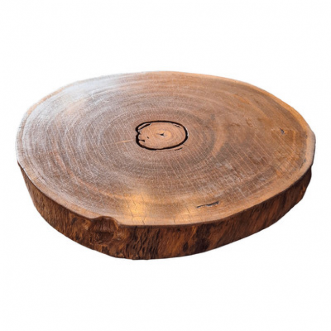 BOLACHA PARA CENTRO DE MESA DE MADEIRA M 22CM