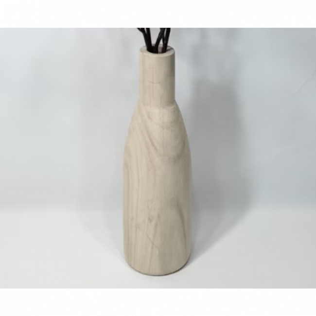 JARRO DE MADEIRA LISO 40CM
