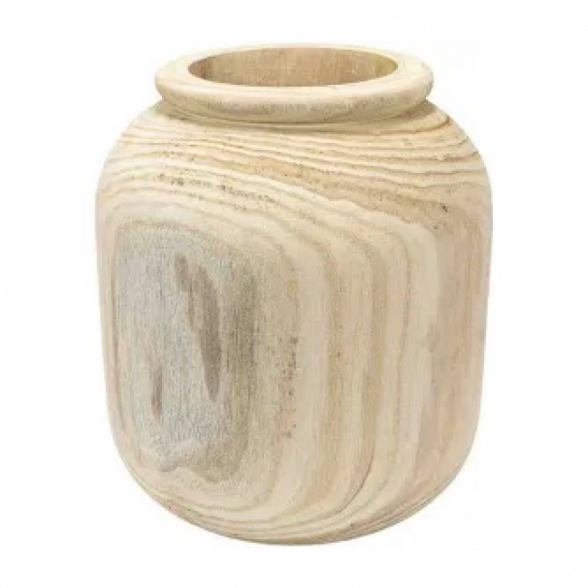 VASO LARGO DE MADEIRA 22x15