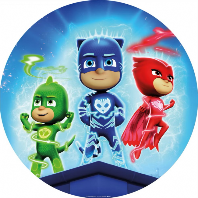 PAINEL REDONDO PJ MASKS 1.5M