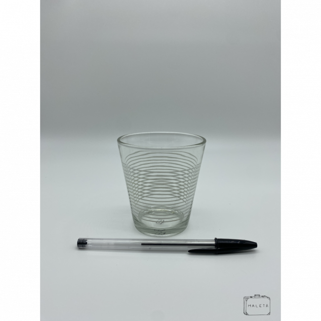 COPO PARA WHISKY COM LISTRA BRANCA