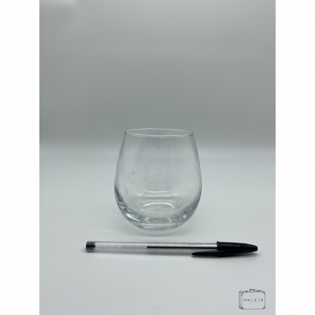COPO PARA WHISKY BOJUDO TRANSPARENTE