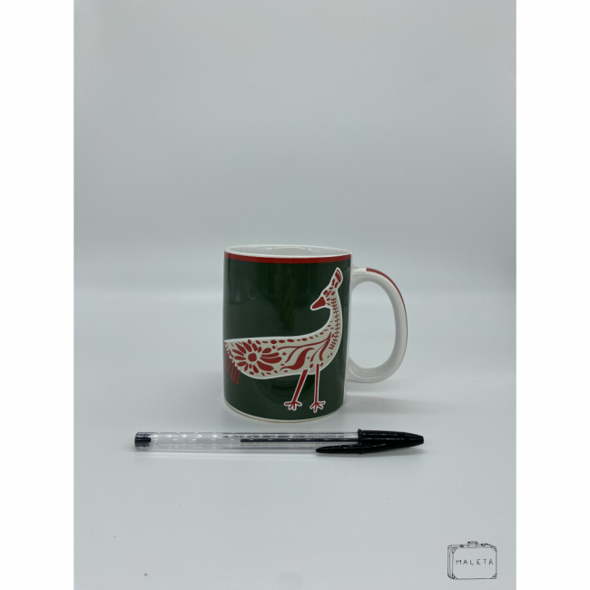 CANECA COM ESTAMPA DE PAVÃO