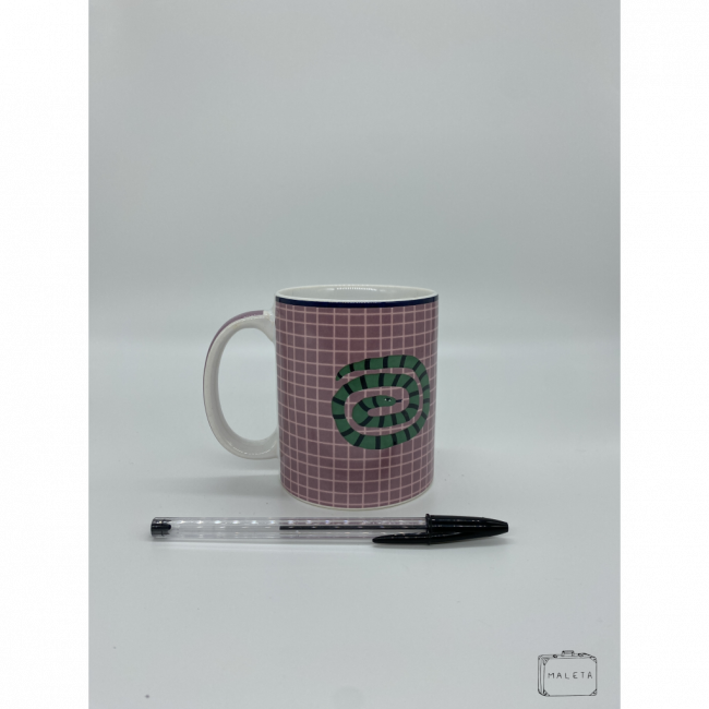 CANECA COM ESTAMPA DE COBRA
