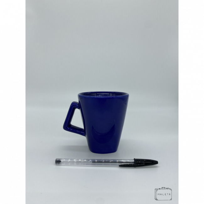 CANECA AZUL COM DETALHE NA ALÇA