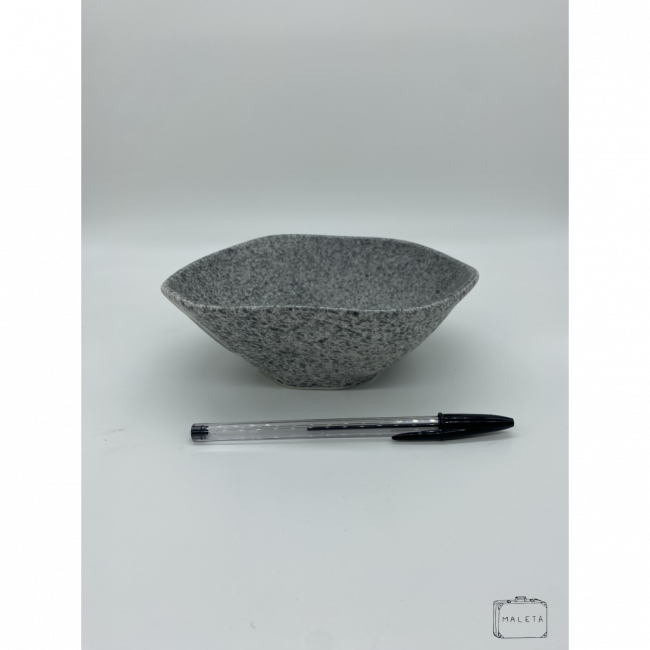 BOWL ORGÂNICO GRANITO CINZA