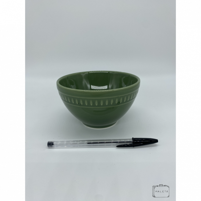 BOWL VERDE COM TEXTURA
