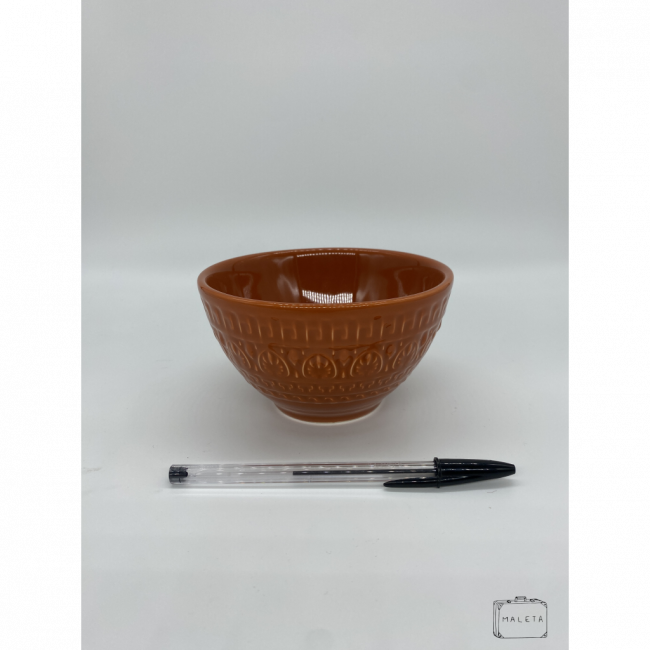 BOWL LARANJA TEXTURADO