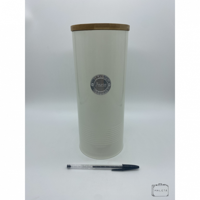PORTA-MANTIMENTO DE LATA COR CREME