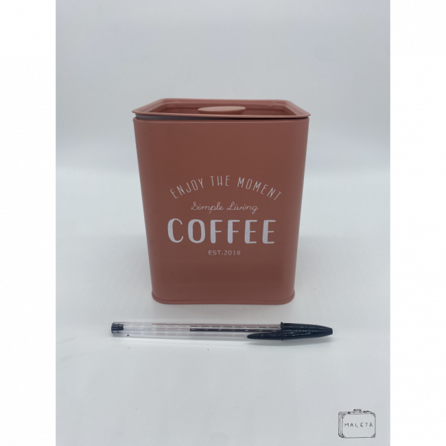 PORTA CAFÉ ROSA QUEIMADO