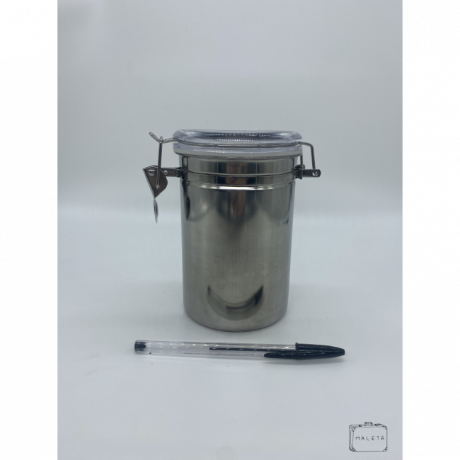 PORTA-MANTIMENTO HERMÉTICO DE INOX GRANDE