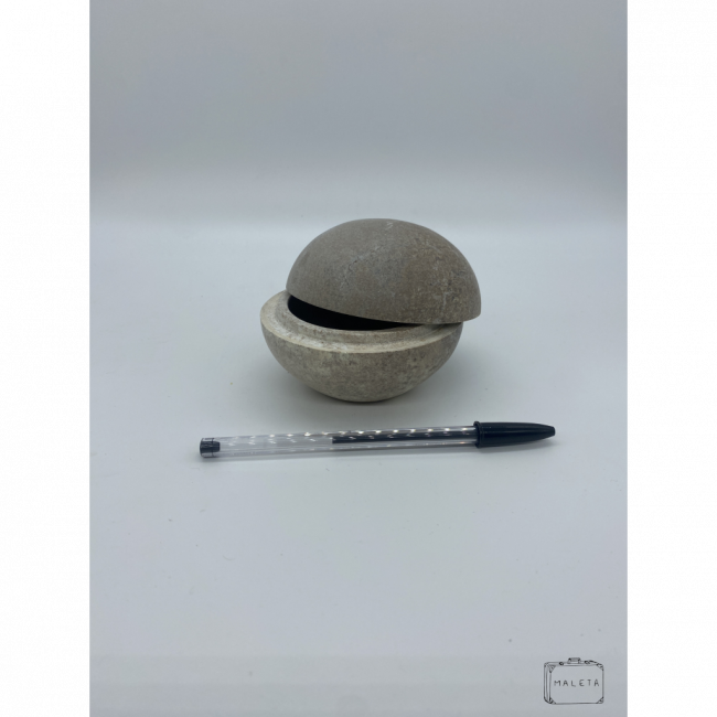 SALEIRO DE PEDRA SABÃO BOLINHA