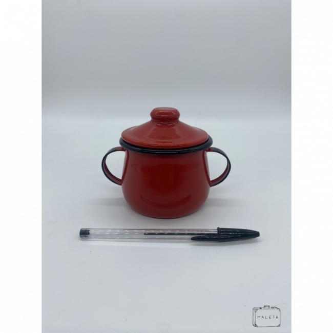 AÇUCAREIRO DE ÁGATA VERMELHO